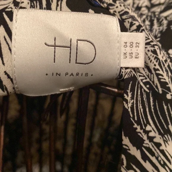 Anthropologie Black and white Pacea ruffle top by HD in Paris - Picture 6 of 7